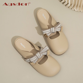  Agsdon Sandal Đế Bệt Thời Trang Mùa Hè Pháp 2025 