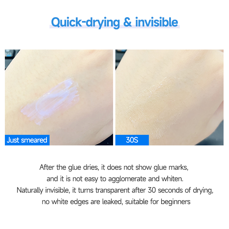 Keo Dán Lông Mi Giả Chuyên Nghiệp Màu Trắng / Đen Lâu Trôi Kháng Nước Dễ Sử Dụng