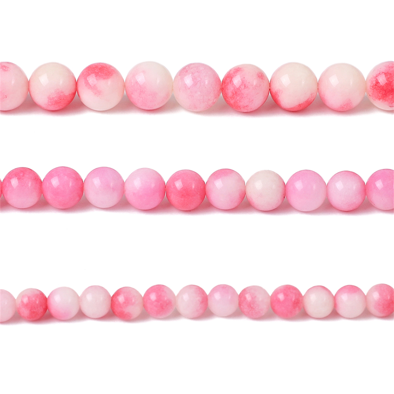 Beadia Chuỗi Hạt Đá Ngọc Bích 38cm Dùng Làm Trang Sức DIY