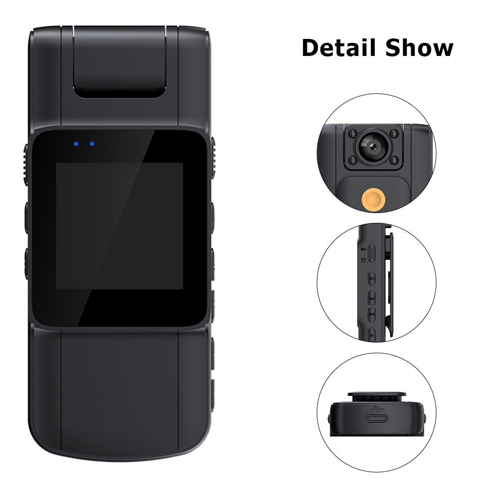 Máy Quay Hồng Ngoại Mini 1080P HD WIFI Độ Phân Giải 1000mAh, Hỗ Trợ Tầm Nhìn Ban Đêm # 120° Camera Hành Trình DVR Có Thể Xoay Được Cho Xe Đạp