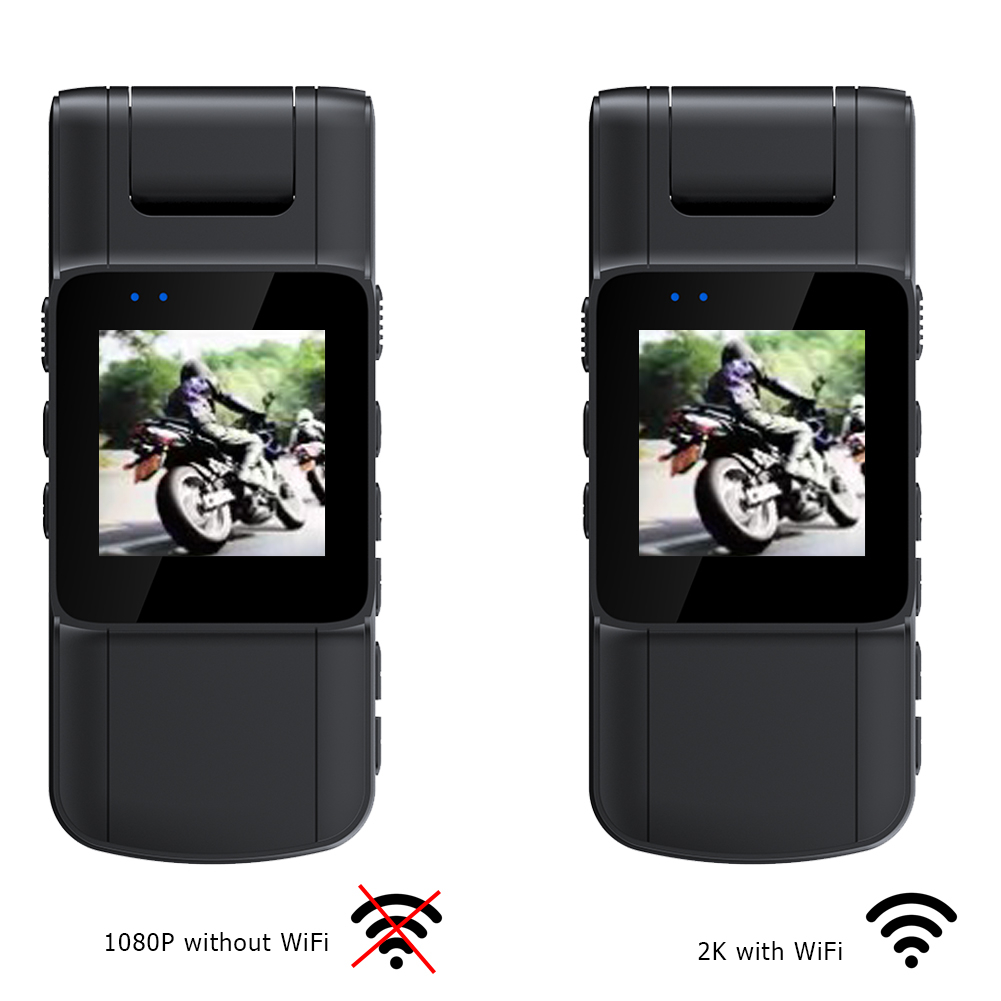 Máy Quay Hồng Ngoại Mini 1080P HD WIFI Độ Phân Giải 1000mAh, Hỗ Trợ Tầm Nhìn Ban Đêm # 120° Camera Hành Trình DVR Có Thể Xoay Được Cho Xe Đạp