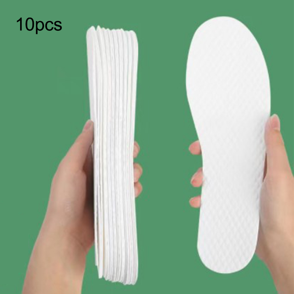 Set 10 Đế Lót Giày Thể Thao Thoáng Khí Dùng Một Lần Cho Nam Và Nữ