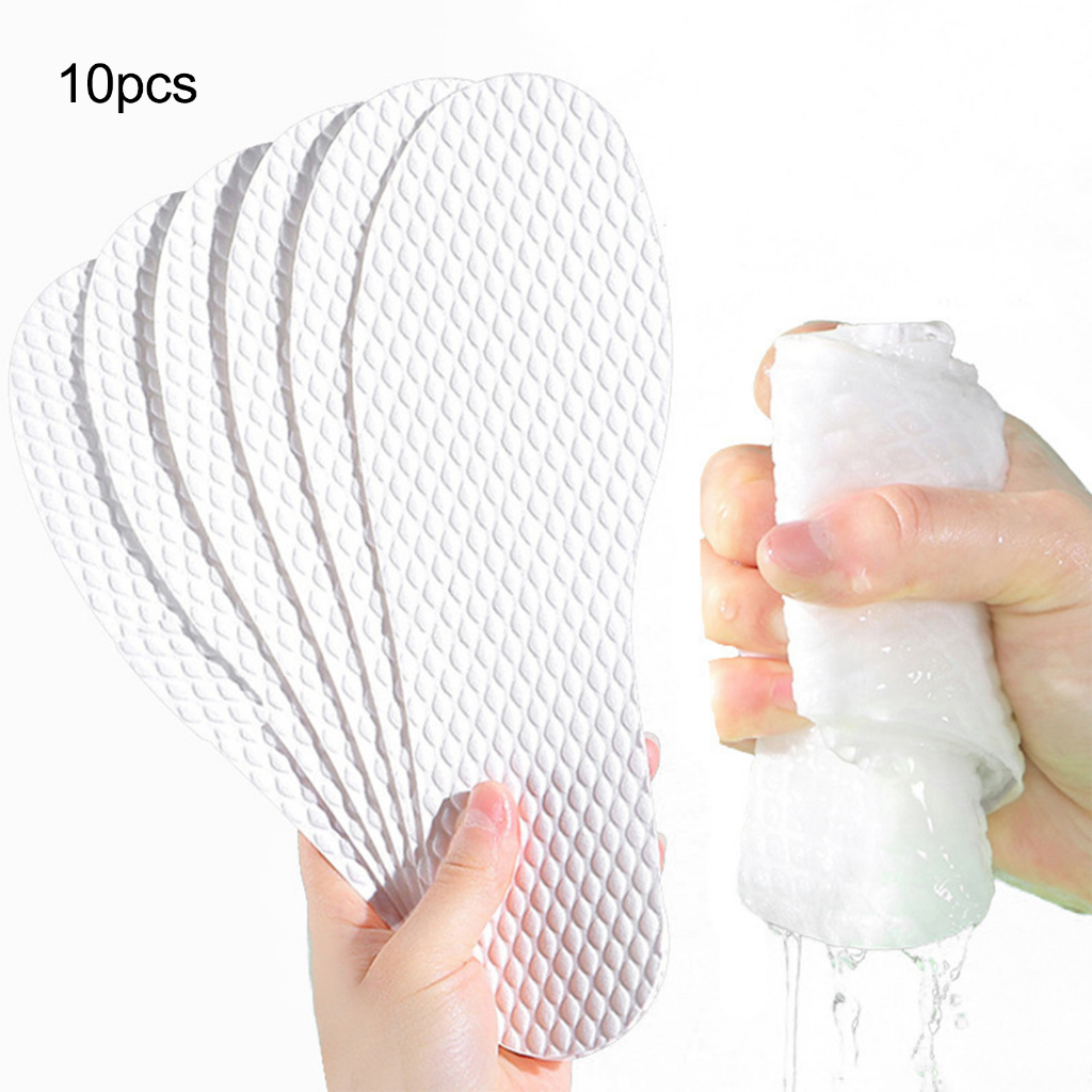 Set 10 Đế Lót Giày Thể Thao Thoáng Khí Dùng Một Lần Cho Nam Và Nữ