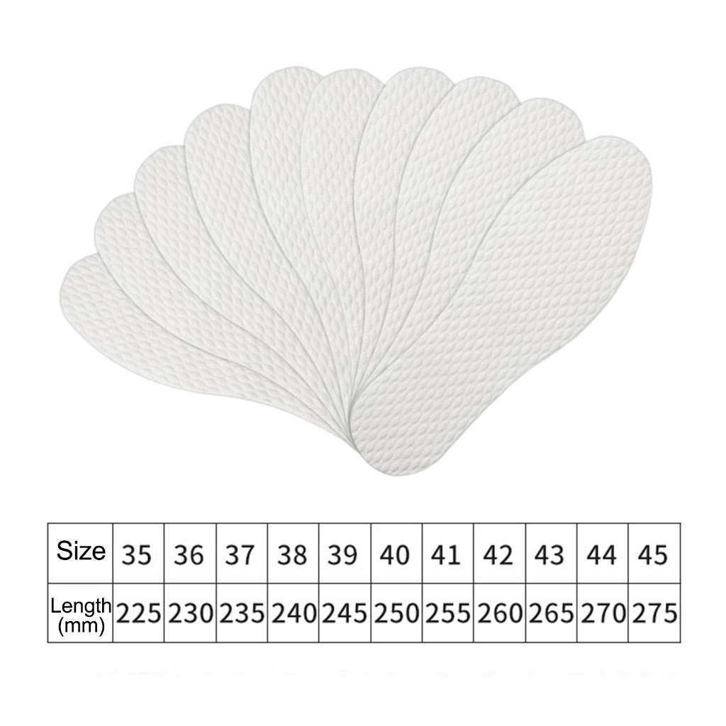 Set 10 Đế Lót Giày Thể Thao Thoáng Khí Dùng Một Lần Cho Nam Và Nữ