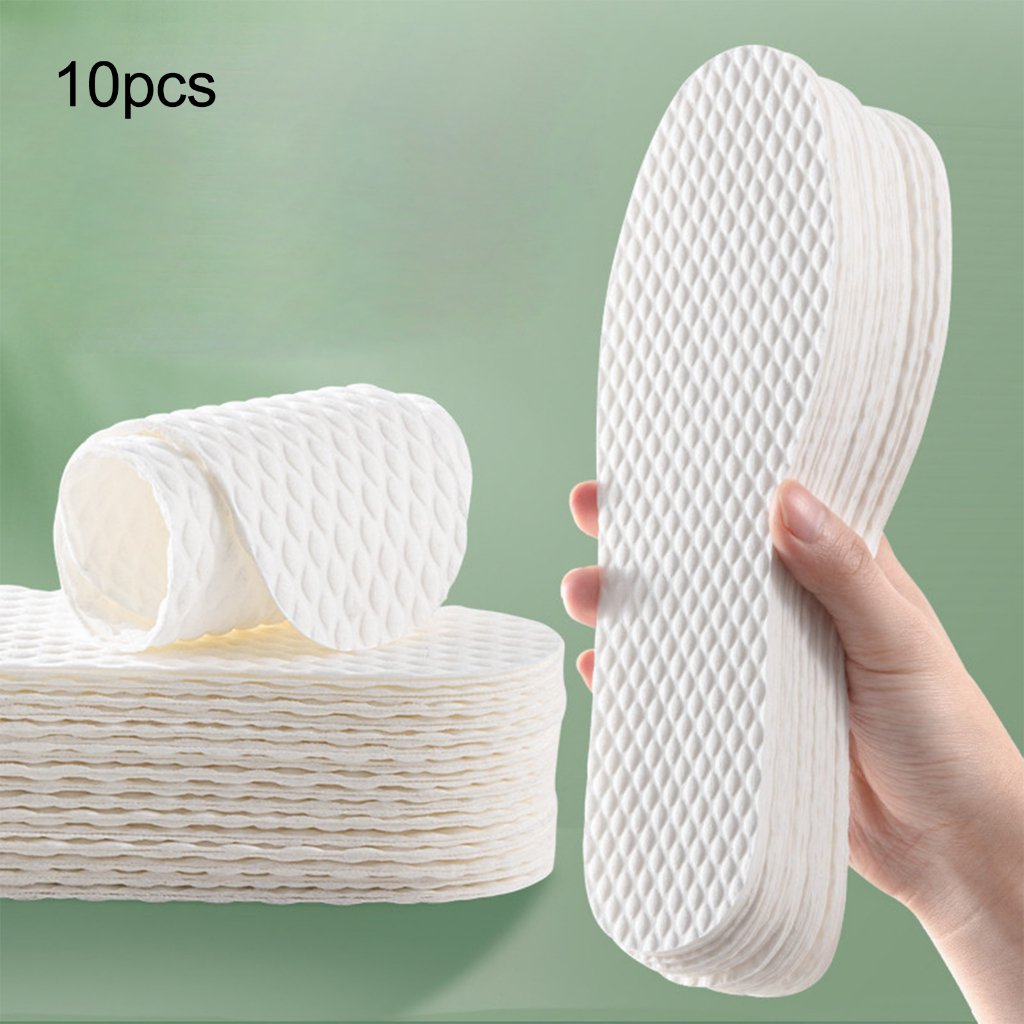 Set 10 Đế Lót Giày Thể Thao Thoáng Khí Dùng Một Lần Cho Nam Và Nữ