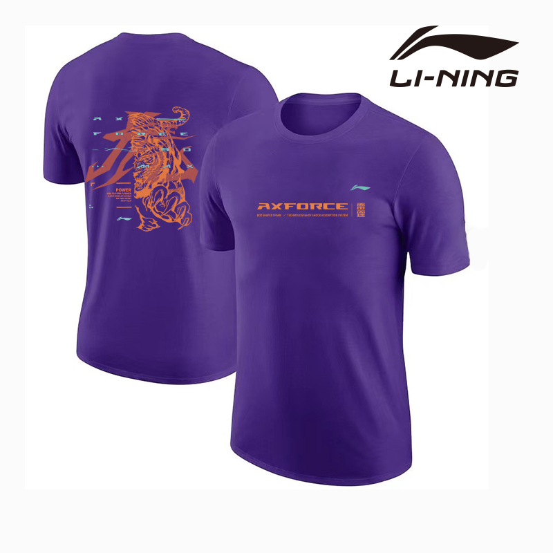 Li NING Áo Thun Thể Thao Tay Ngắn Nhanh Khô Thoáng Khí Cho Nam Nữ Chơi Cầu Lông Tennis Bàn Chạy Bộ Mới 2023