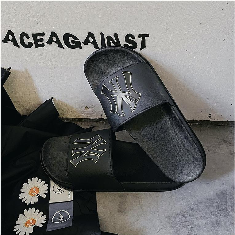 Dép nam nữ quai ngang đẹp NY đế cao su mang êm chân chống nước