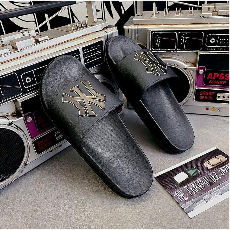 Dép nam nữ quai ngang đẹp NY đế cao su mang êm chân chống nước