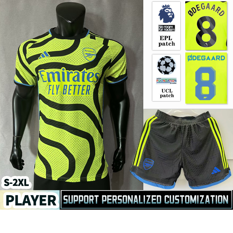 Bộ Quần Áo Bóng Đá 23-24 Ar-se-nal Away Size S-2XL * Chất Lượng Cao