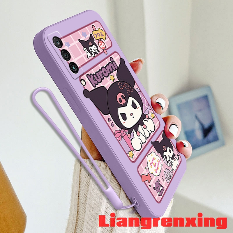 ốp lưng Ốp Điện Thoại Silicone Mềm Chống Sốc In Hình kuromi YTKLM01 Cho SAMSUNG A7 2018 SAMSUNG A50 SAMSUNG A70 SAMSUNG A50S A30S viền vuông cute
