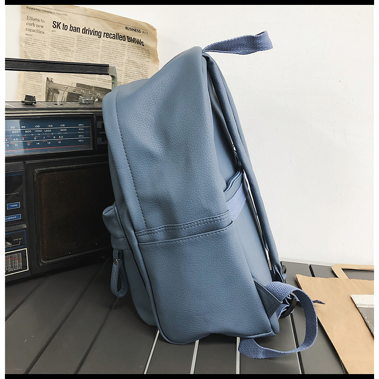 JINRU Balo Da Backpack Unisex Chống Nước 2023 NEW K96T1HK