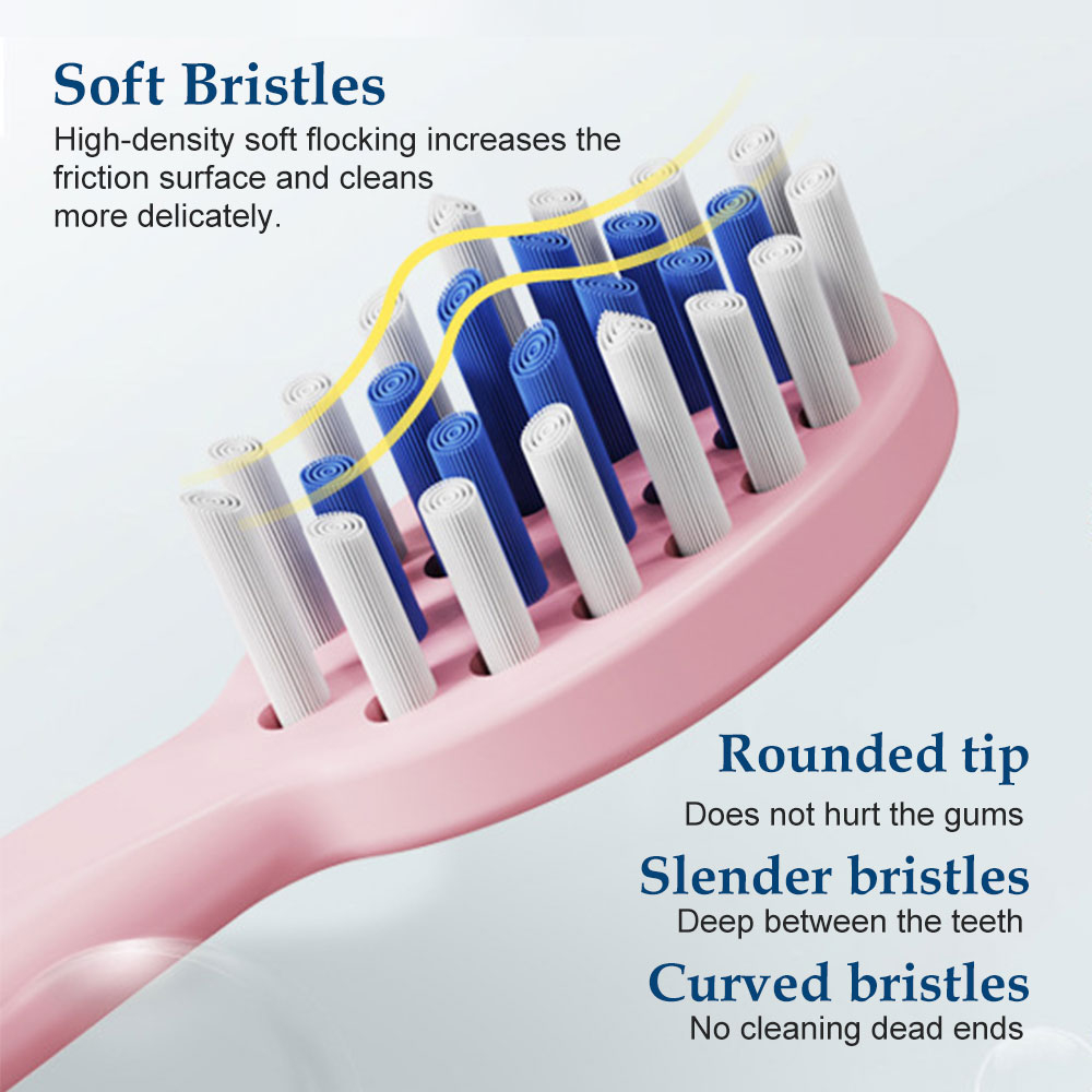 Bộ 5 Bàn Chải Đánh Răng Điện Thay Thế Cho Người Lớn Và Trẻ Em