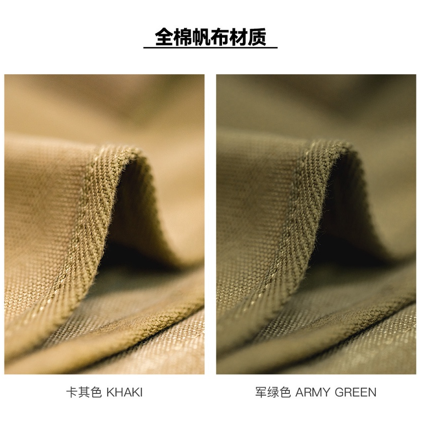 Túi Đeo Chéo Canvas M209 Chiến Thuật Có Khóa Nam Châm Phong Cách Retro Mỹ