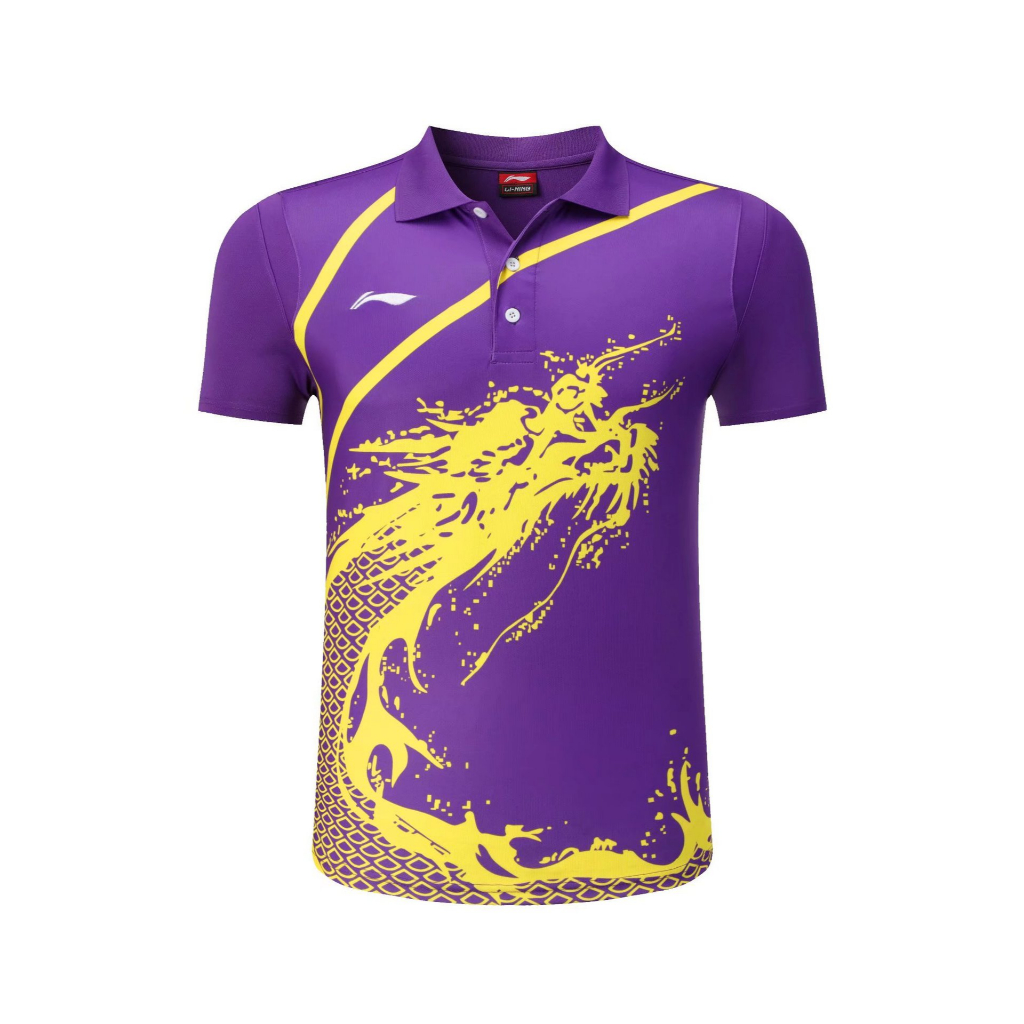 LI NING Bộ Đồ Thể Thao Bóng Bàn Ngắn Tay Thời Trang Cho Nam Và Nữ