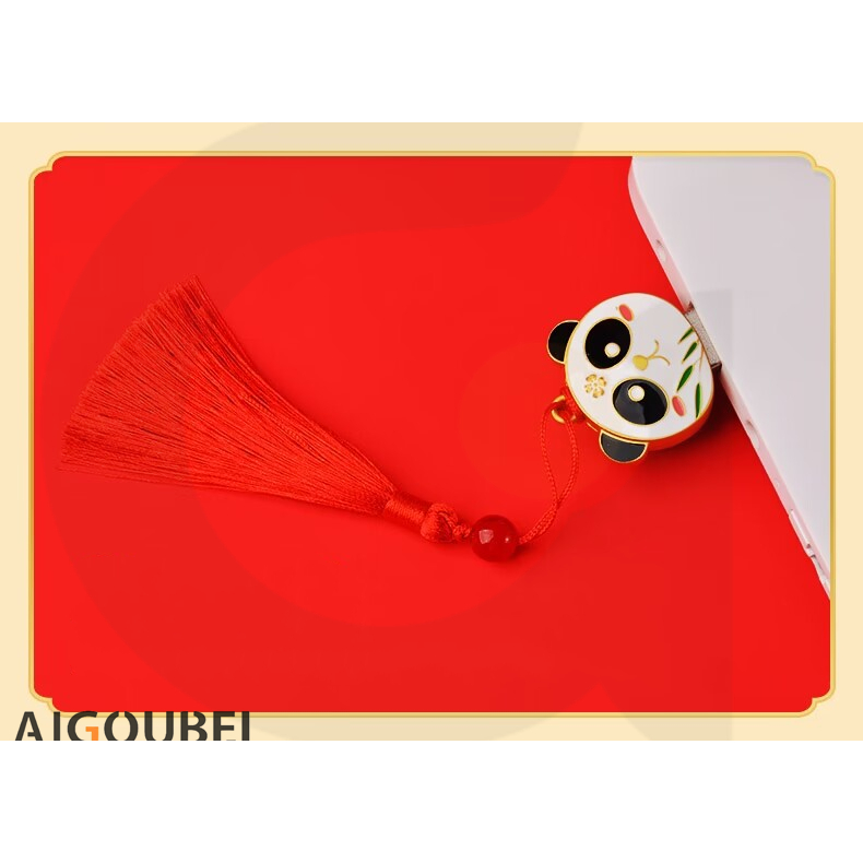 Ổ đĩa flash kim loại Bamboo Panda Mini Memory Stick Ổ đĩa ngón tay cái không thấm nước di động USB 2.0 1GB 2GB 4GB 8GB 16GB 32GB 64GB 128GB 2TB