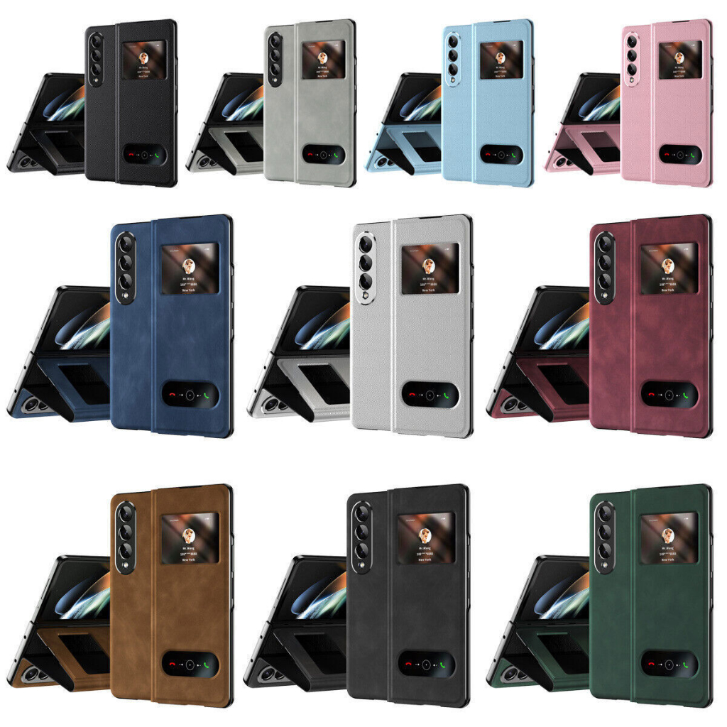 Ốp Điện Thoại Da Gập Nam Châm Dành Cho Samsung Z Fold 4 Z Fold 3 Z Fold 4 3