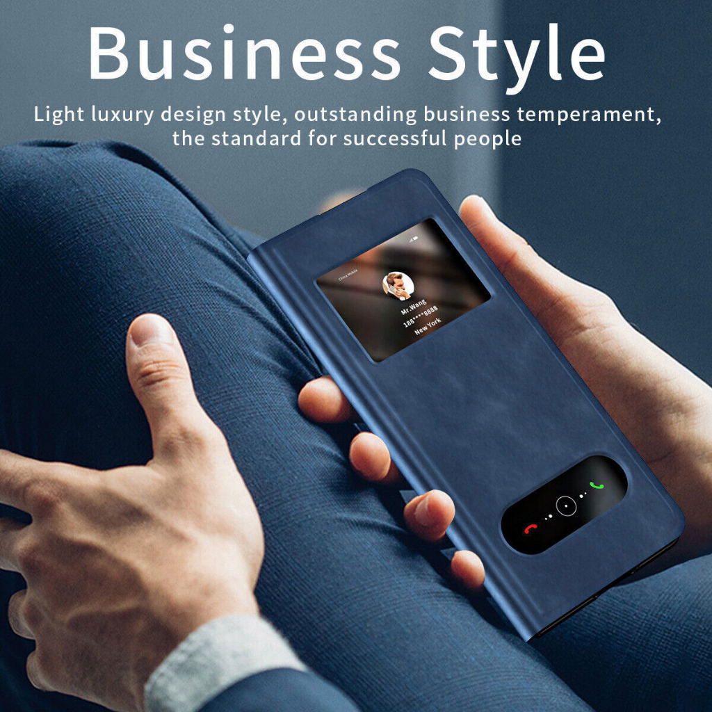 Ốp Điện Thoại Da Gập Nam Châm Dành Cho Samsung Z Fold 4 Z Fold 3 Z Fold 4 3