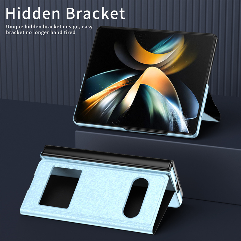 Ốp Điện Thoại Da Gập Nam Châm Dành Cho Samsung Z Fold 4 Z Fold 3 Z Fold 4 3