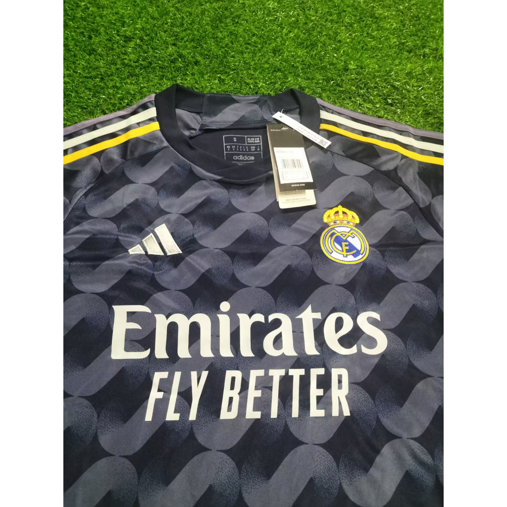 Áo Thun Số 23 / 24 R M Away AAA + Bóng Đá Size S-4XL*