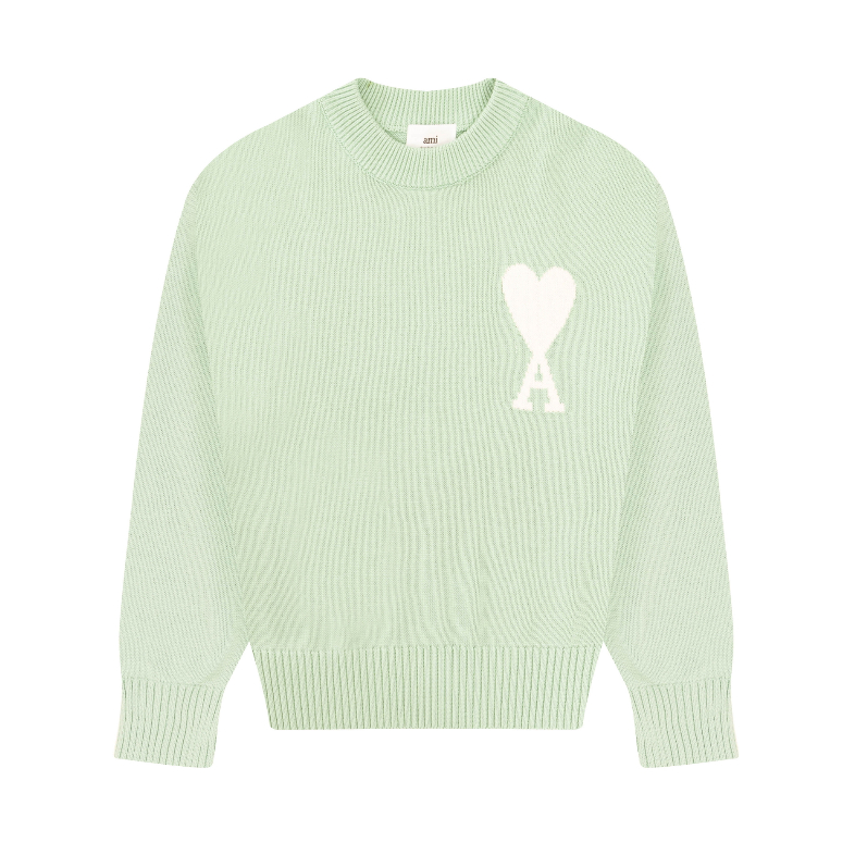 Áo Sweater Dệt Kim Cổ Tròn Họa Tiết Trái Tim Màu Macaron Thời Trang Xuân Hè Phong Cách Mới Cho Nam Và