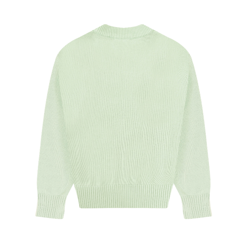 Áo Sweater Dệt Kim Cổ Tròn Họa Tiết Trái Tim Màu Macaron Thời Trang Xuân Hè Phong Cách Mới Cho Nam Và