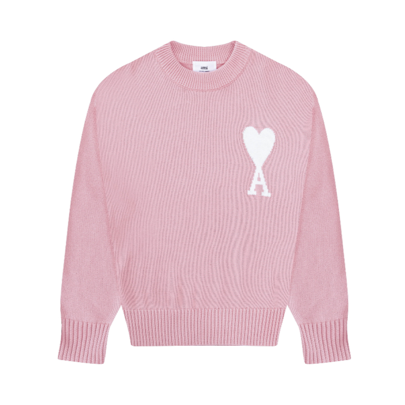 Áo Sweater Dệt Kim Cổ Tròn Họa Tiết Trái Tim Màu Macaron Thời Trang Xuân Hè Phong Cách Mới Cho Nam Và