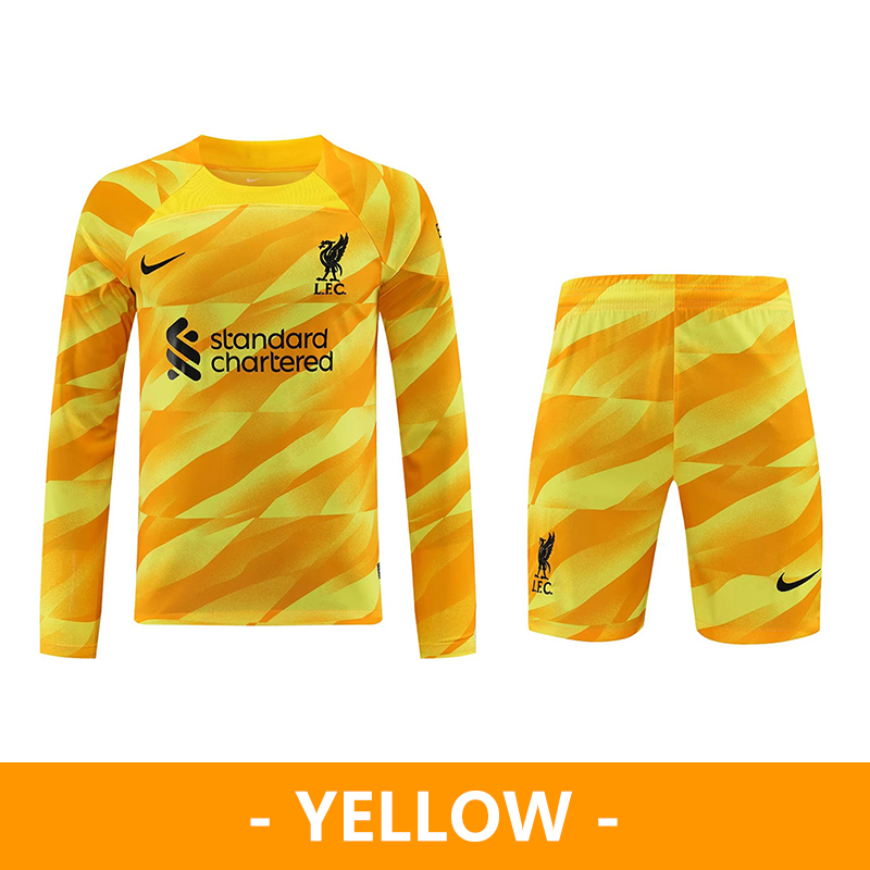 Bộ Quần Áo Thủ Môn Bóng Đá Câu Lạc Bộ Liverpool size S-2XL 23-24