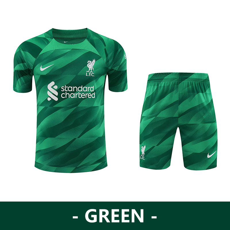 Bộ Quần Áo Thủ Môn Bóng Đá Câu Lạc Bộ Liverpool size S-2XL 23-24
