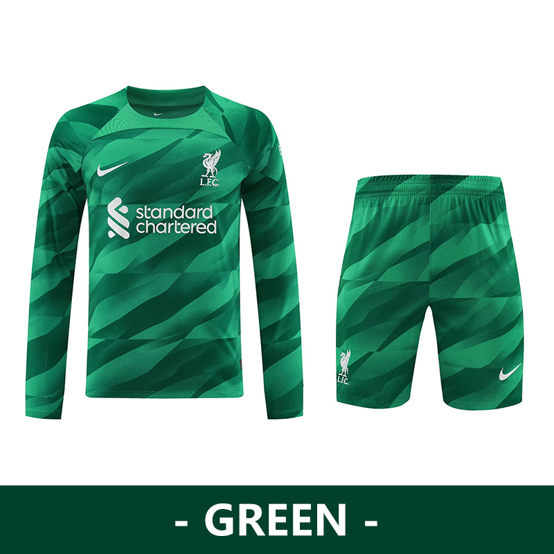 Bộ Quần Áo Thủ Môn Bóng Đá Câu Lạc Bộ Liverpool size S-2XL 23-24