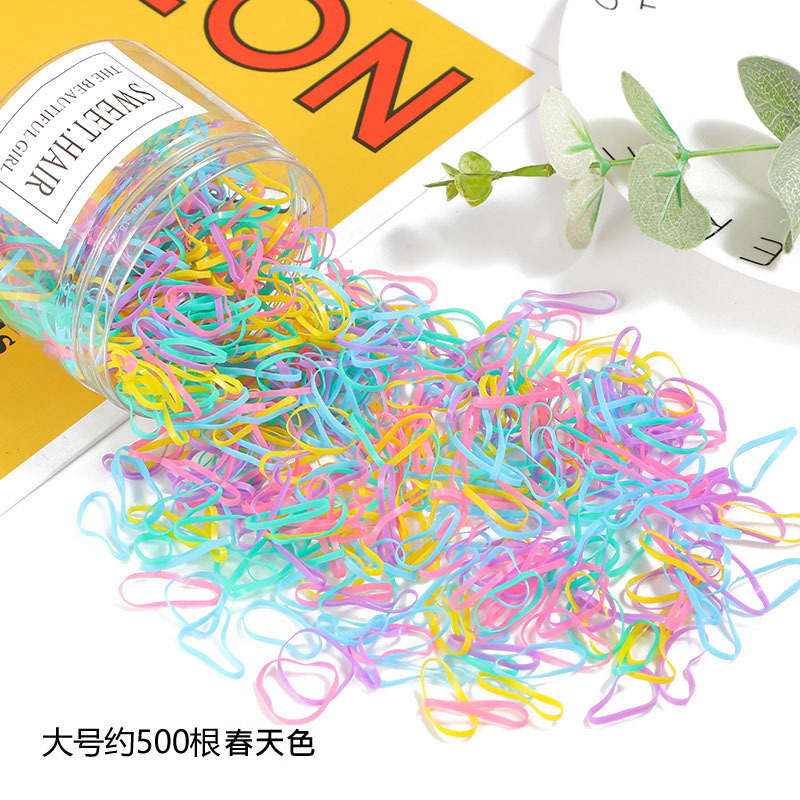 500 Dây Buộc Tóc Co Giãn Cho Nữ