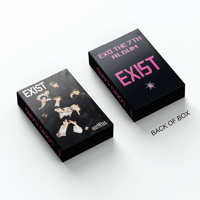 EXO Card Set 54 Tấm Thẻ Ảnh EXIST CREAM SODA Kpop Lomo Card Hình Nhóm Nhạc
