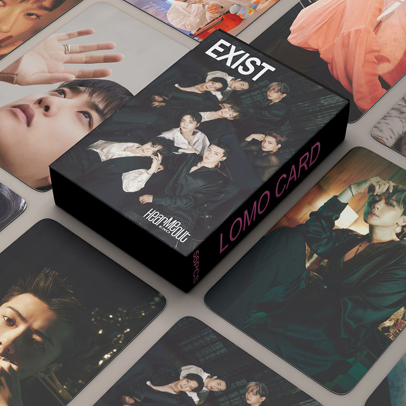 EXO Card Set 54 Tấm Thẻ Ảnh EXIST CREAM SODA Kpop Lomo Card Hình Nhóm Nhạc
