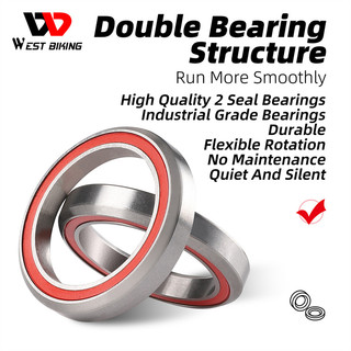 Bộ vòng bi west biking ống thẳng tích hợp vòng bi 44mm
