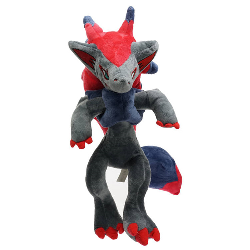 Thú Nhồi Bông Hình Cáo Zorua Zoroark 45cm Mềm Mại Đáng Yêu