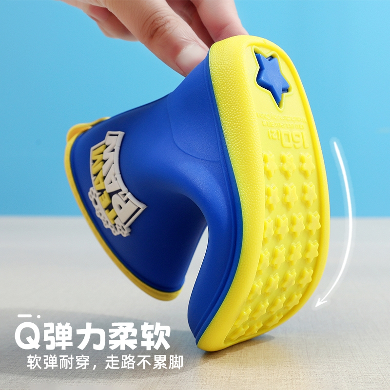 Ủng Đi Mưa Chống Trượt Chống Thấm Nước Họa Tiết Hoạt Hình Dễ Thương Cho Bé Mẫu Giáo