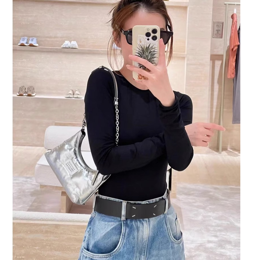 Túi Đeo Vai Hình Đám Mây Màu Bạc mini Phong Cách Hàn Quốc Thời Trang Mới 2023 Cho Nữ