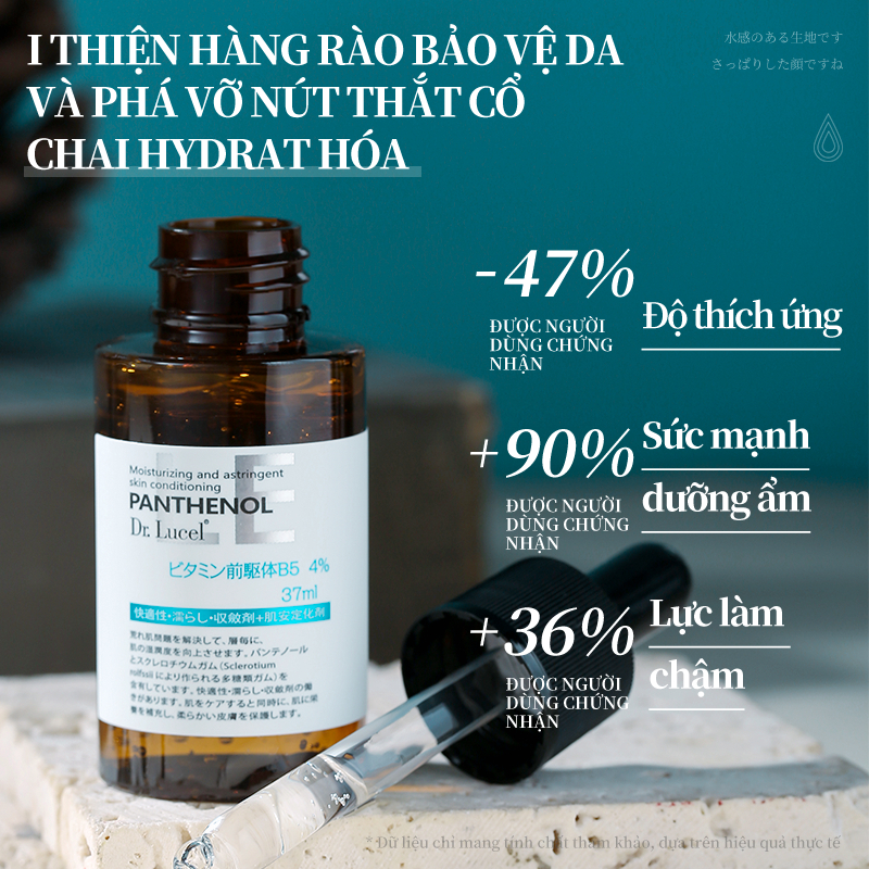 Dr.Lucel Provitamin B5 Serum Dưỡng ẩm lâu dài Vitamin B5 4% sáng da mờ vết thâm Cải thiện tình trạng da 37ml