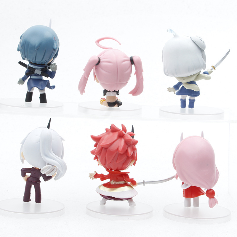 Set 6 Mô Hình Nhân Vật Phim Hoạt Hình Rimuru Tempest That Time I Got Reincarnated As A Slime