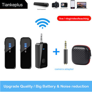 Micro Không Dây Jack 3.5mm Cho Điện Thoại Hỗ Trợ Quay Phim Youtube