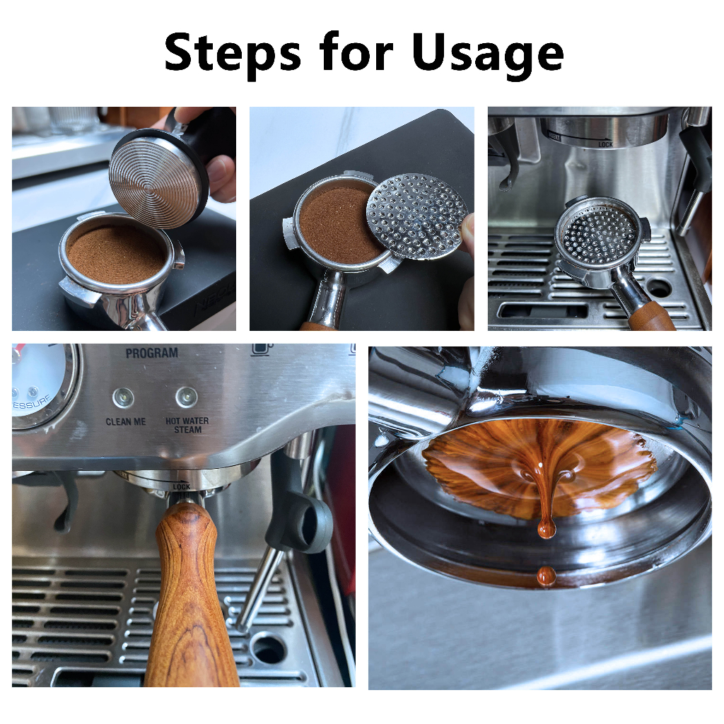 Lưới Lọc Cà Phê Dày 1.5mm Bằng Thép Không Gỉ NEOUZA V2 49 / 51 / 53 / 58mm Cho Barista / Barista / Barista / V2 49 / 51 / 53 / 58mm