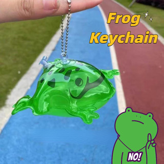 Móc Khóa Hình Chú Ếch Hoạt Hình Có Bóng Bay Dễ Thương