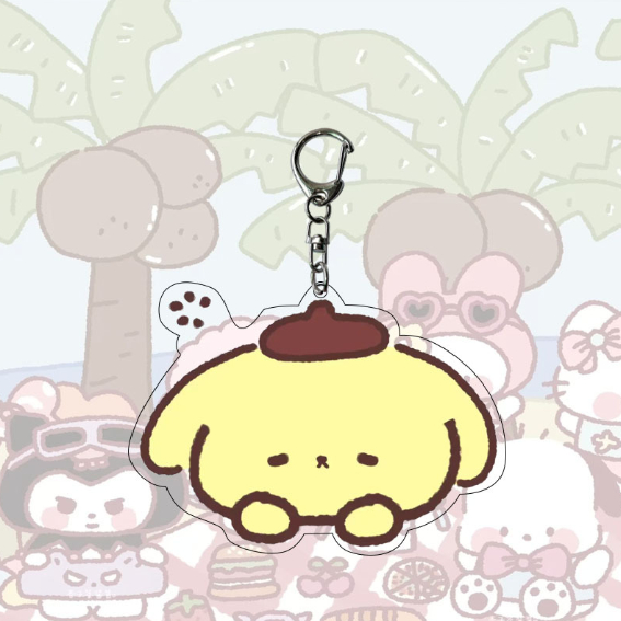Móc Khóa Hình Sanrio Đang Ngủ Hoạt Hình Dễ Thương