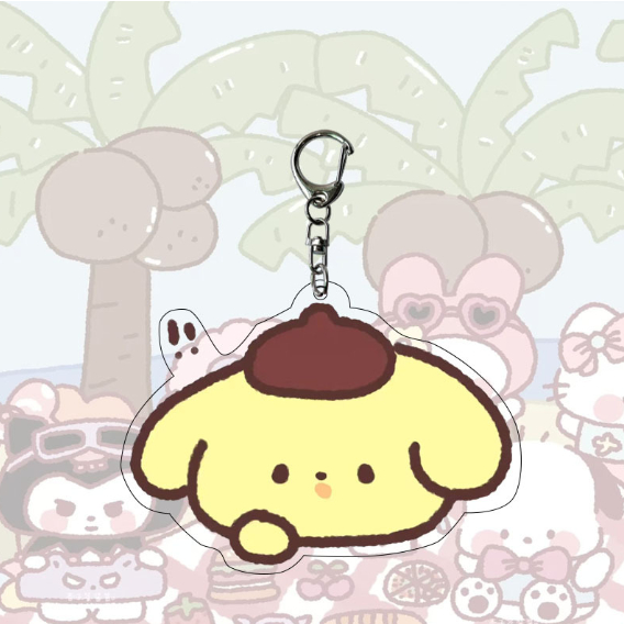Móc Khóa Hình Sanrio Đang Ngủ Hoạt Hình Dễ Thương