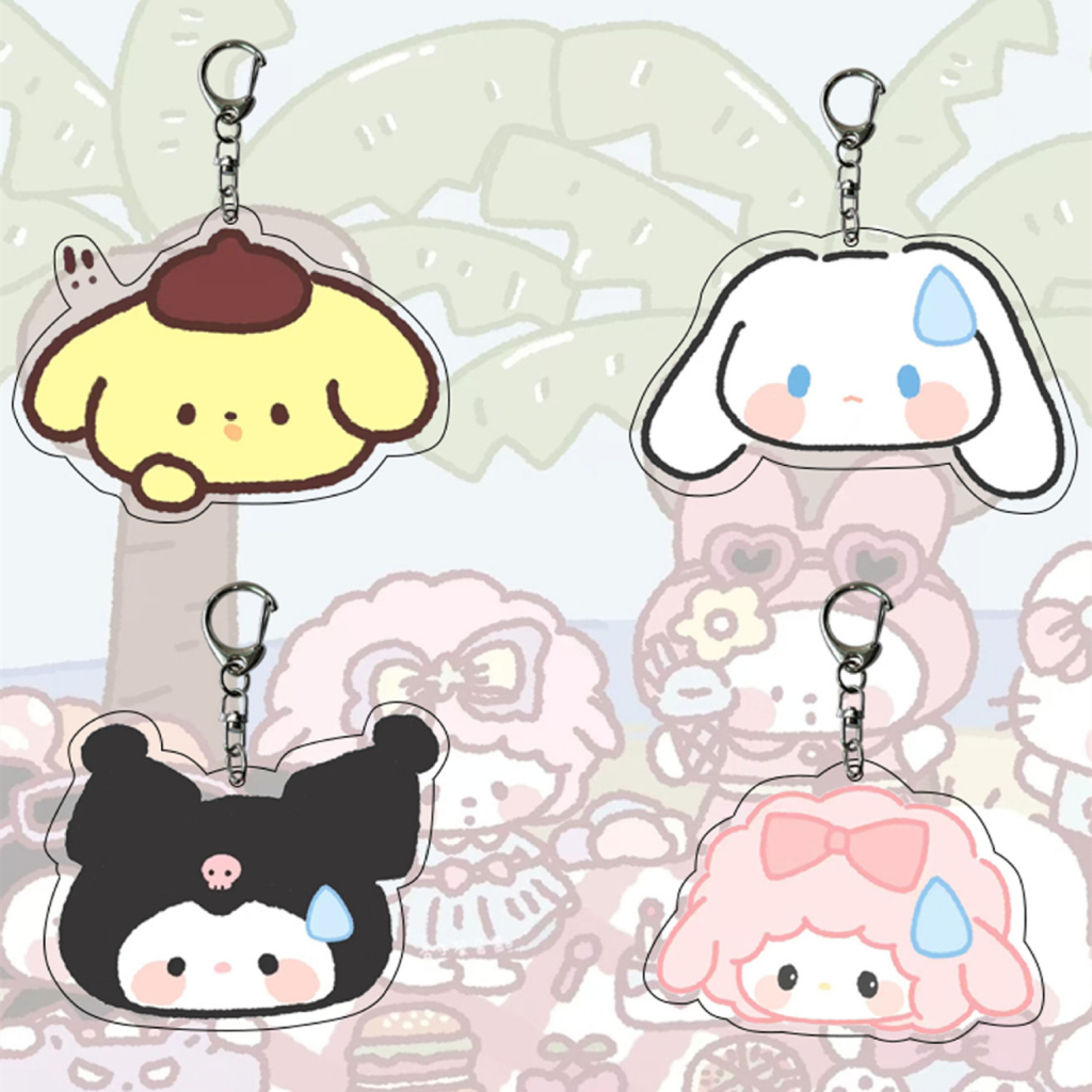 Móc Khóa Hình Sanrio Đang Ngủ Hoạt Hình Dễ Thương