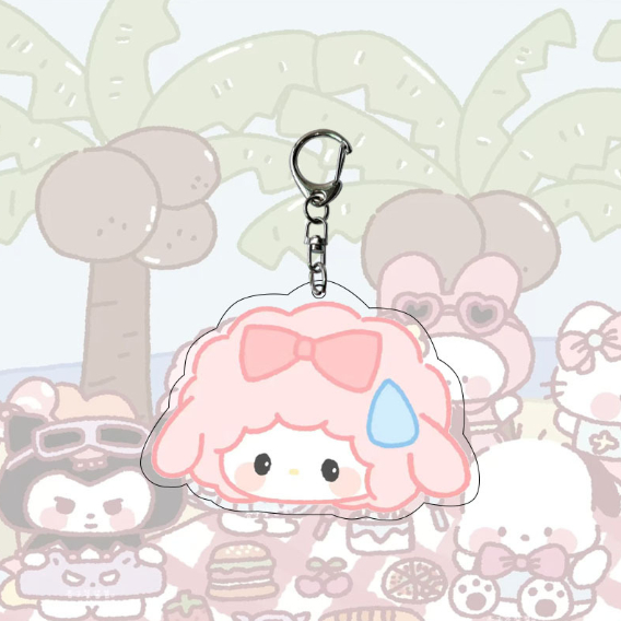 Móc Khóa Hình Sanrio Đang Ngủ Hoạt Hình Dễ Thương