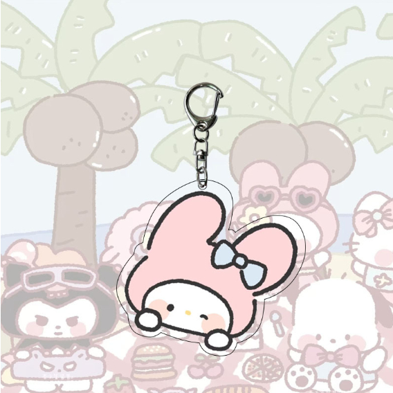 Móc Khóa Hình Sanrio Đang Ngủ Hoạt Hình Dễ Thương
