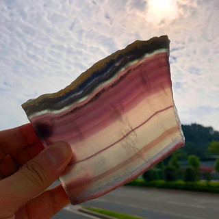 Lát Đá Fluorite Tự Nhiên Màu Cầu Vồng Bằng Đá Fluorite Thô Chữa Bệnh Dùng Trang Trí Phòng