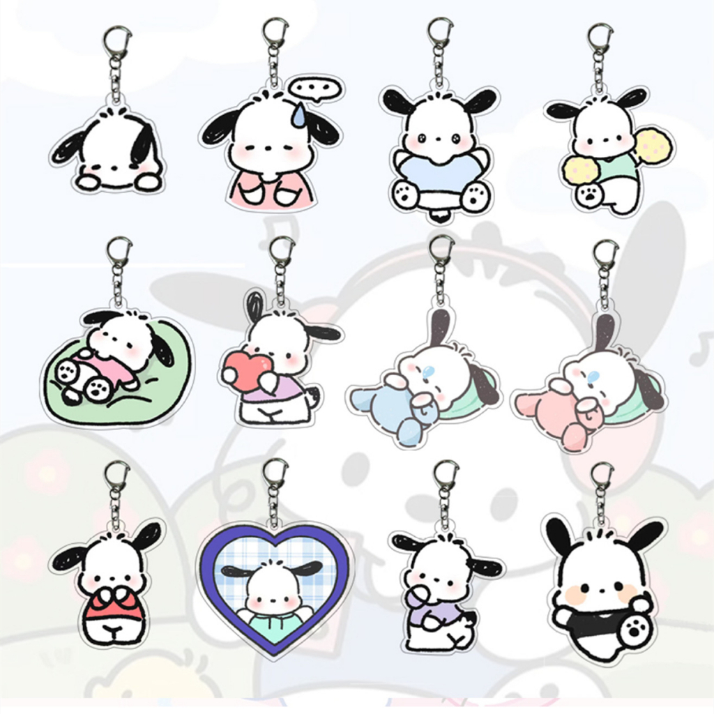 Móc Khóa Hình Chú Chó Sanrio Pacha Hoạt Hình Đáng Yêu