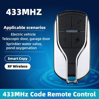 433 MHz RF Sao chép Điều khiển từ xa Dụng cụ mở cửa nhà để xe điện Điều khiển từ xa Máy sao chép Mã nhân bản Bộ phát 4 nút