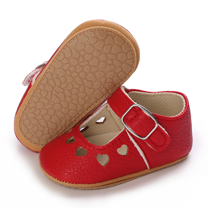 Giày búp bê VALEN SINA đế mềm màu trơn đính nơ thời trang xuân thu cho bé gái 0-18 tháng tuổi